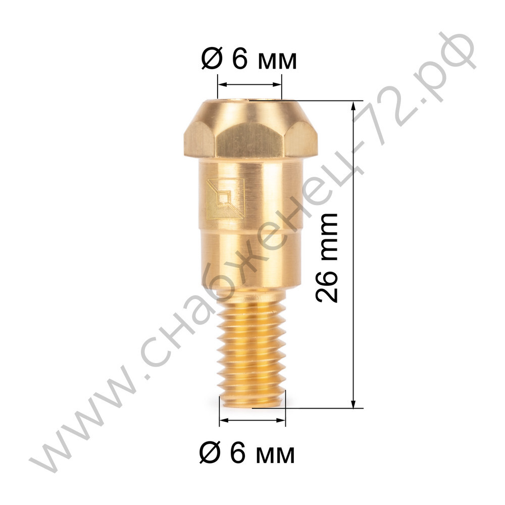 FoxWeld Держатель након. М6 (MIG-24) (142.0003/МD0138, ЕР240, пр-во FoxWeld/КНР)