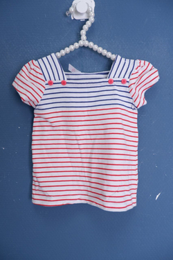 Футболка Mothercare в полоску на 3/6 месяцев