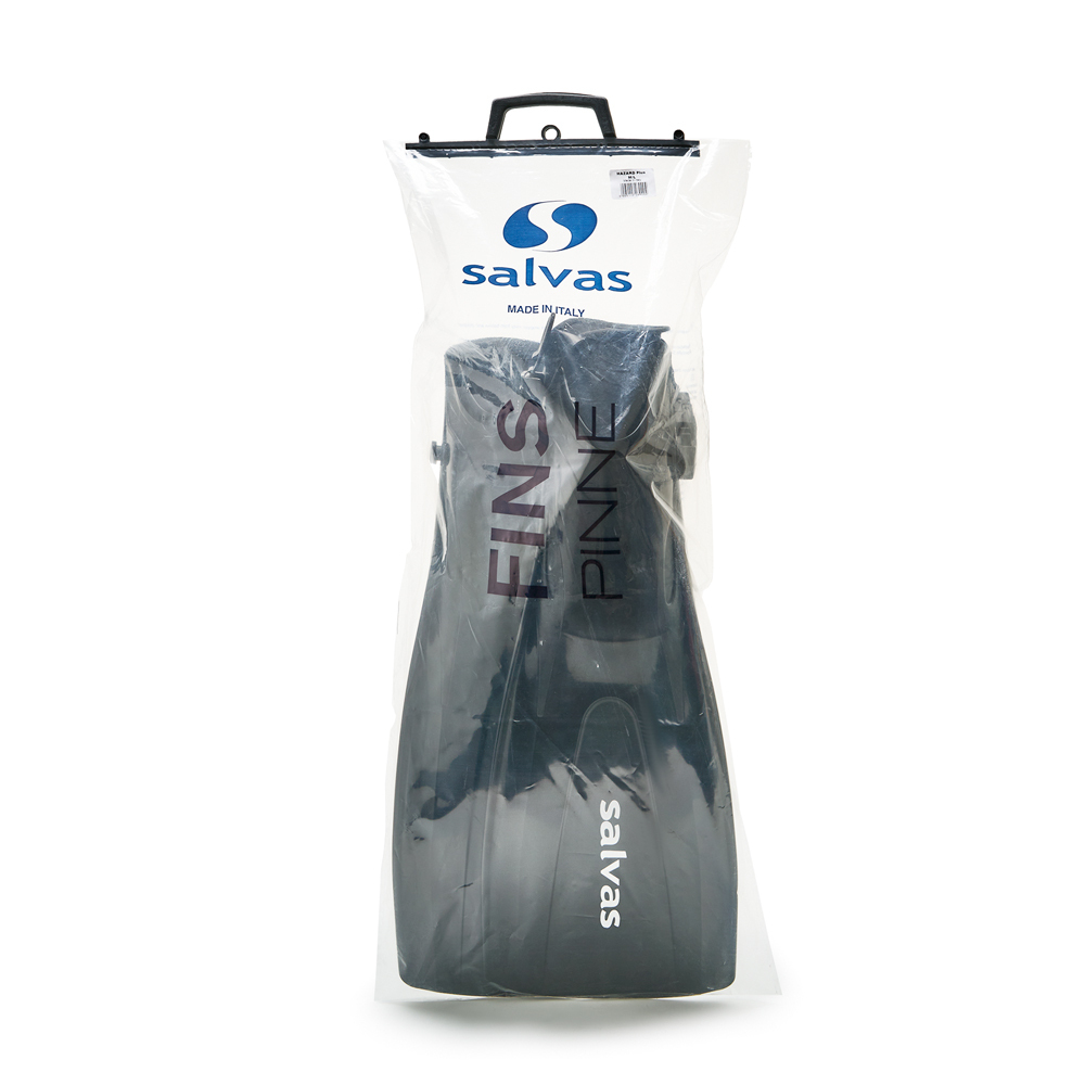 Ласты для плавания SALVAS Hazard Plus Fin BA160MLNNSTS, размер M/L, черные