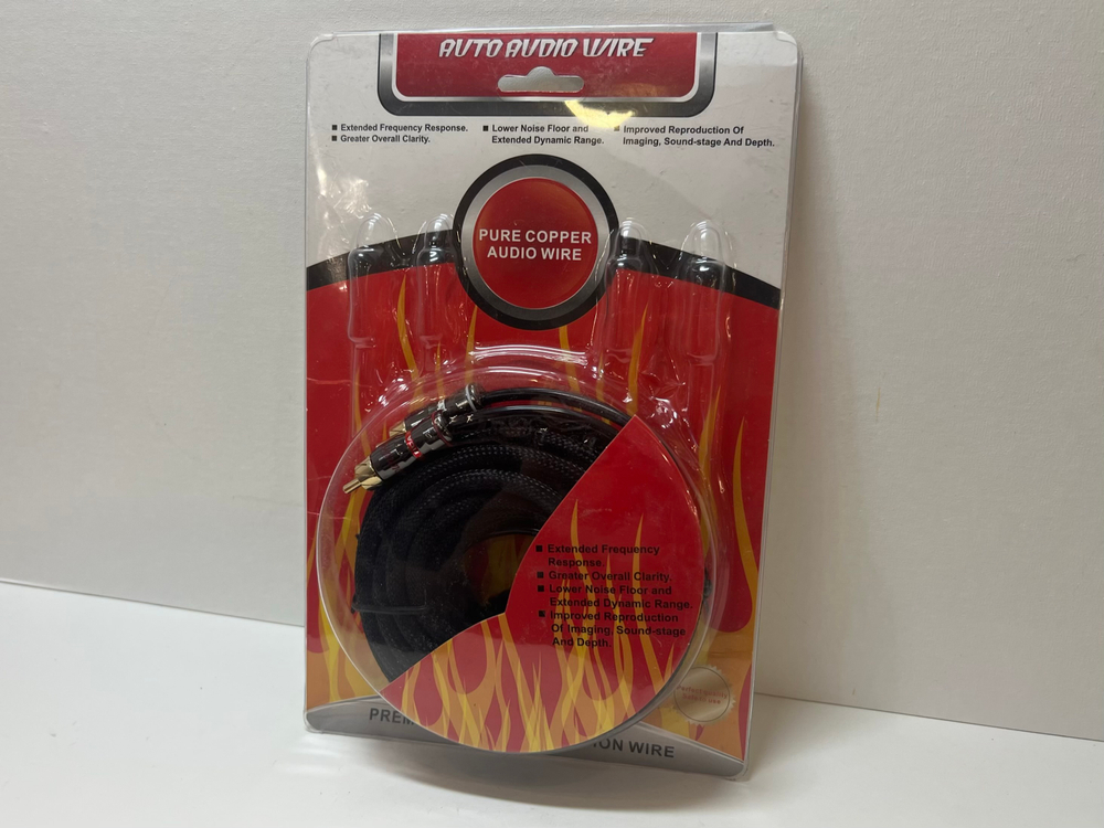 AAW / Набор проводов для сабвуфера, усилителя (2-х канального), черный