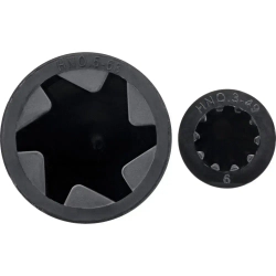 Набор бит для накручивания СИЗ и СИЗ Л, 2шт, пластик, 27804 1, duwi