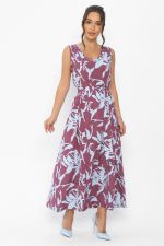 Платье Чарующая красота (бордовое) П13914-25М LT Collection