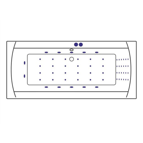 Акриловая ванна Excellent Aquaria Lux Nano 180x80 WAEX.AQU18.NANO