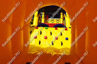 Коммерческая надувная полоса препятствий "Зона экстрима" 20*4*5,5 м