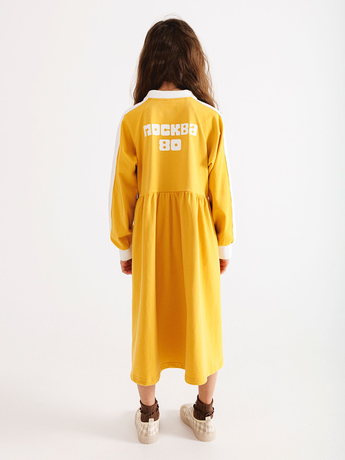 Платье горчичное "Спорт и мода"