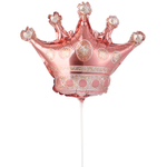 Шар Фольгированный Корона розовое золото (Розовое Золото)