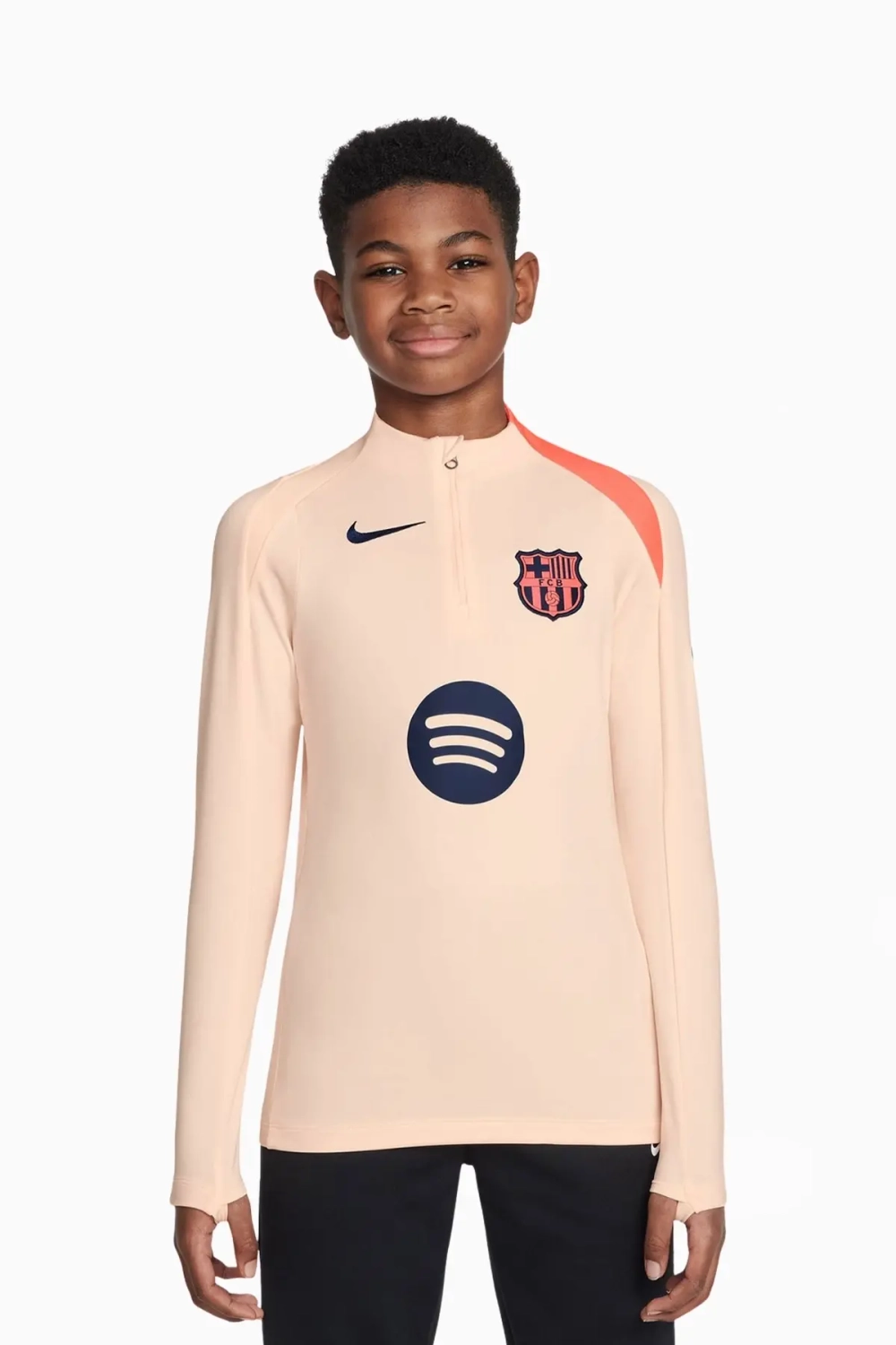 Кофта Nike FC Barcelona 25/26 Strike Junior - оранжевый