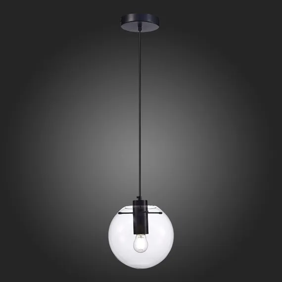 SL1056.403.01 Подвес ST-Luce Черный/Прозрачный E27 1*60W NOOR