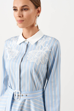 51553 Платье женское (голубой)