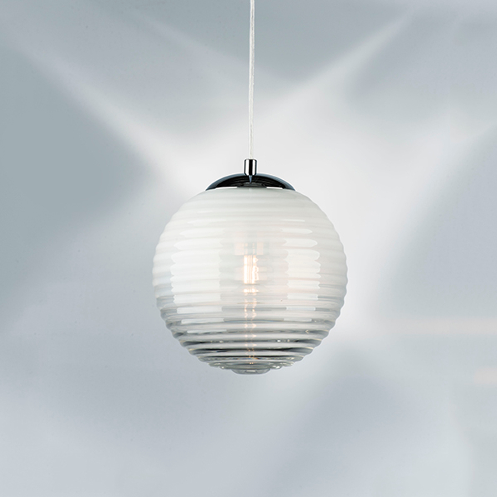 804101 Подвес DISSIMO 1х40W E27 ХРОМ/БЕЛЫЙ