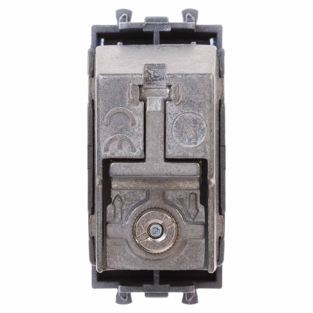 Розетка ТВ проходная "Закаленная сталь" "Avanti", 1 мод