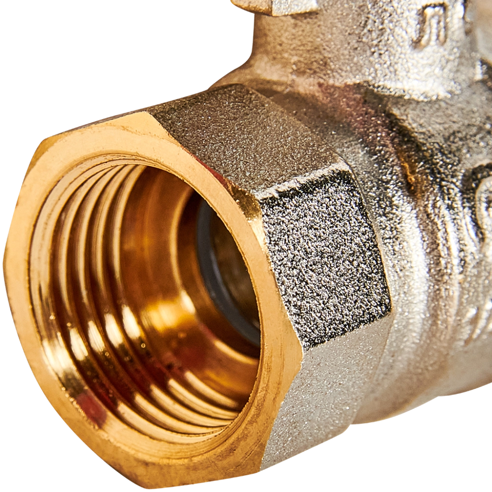 Кран шаровой полнопроходной ROMMER - 1/2" (ВР/НР, PN40, ручка-рычаг)