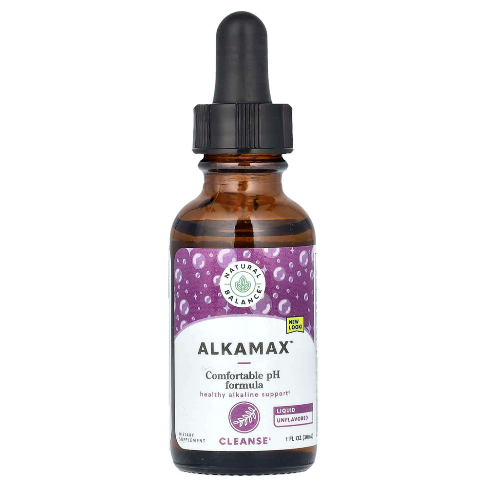 Natural Balance, AlkaMax, жидкая формула с комфортным уровнем pH, без добавок, 30 мл (1 жидк. унц.)