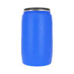 Бочка пластиковая ЗТИ Open Top, с крышкой и хомутом, 227 л