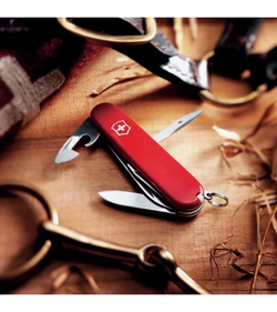 Нож перочинный VICTORINOX Spartan, 91 мм, 12 функций, красный (1.3603)