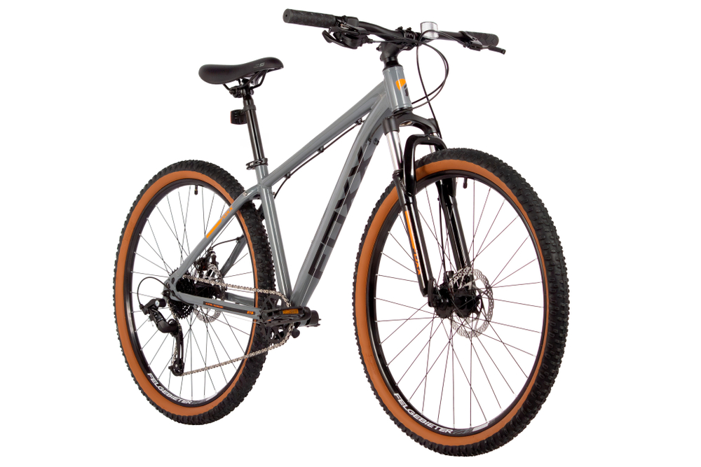Велосипед 27.5" FOXX  ARAGON серый, сталь, р.16"
