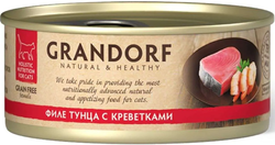 GRANDORF CAT Филе Тунца с Креветками 70г.