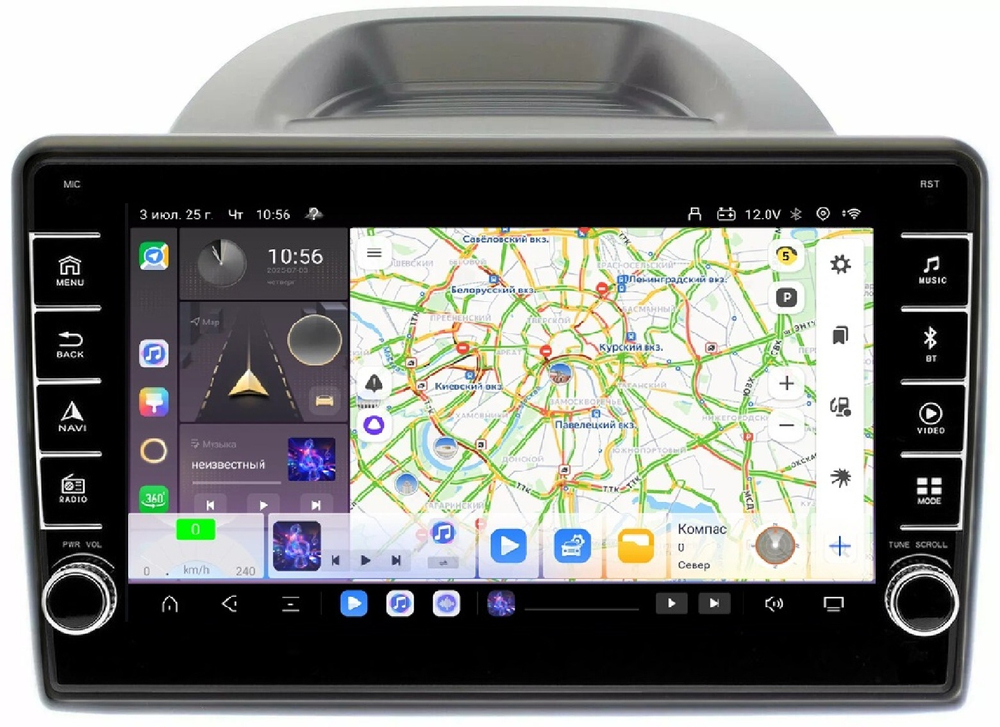 Магнитола для Ford Ecosport 2017-2019 - Carmedia OL-1283 (кнопки и крутилки) Android 13, TS20, 6+128Гб, CarPlay, 4G SIM-слот