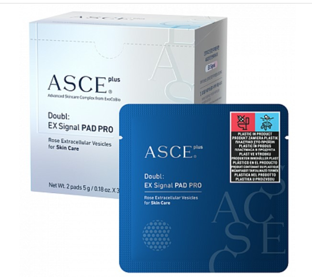 Тонизирующие салфетки для обновления кожи ASCEplus EX SIGNAL PAD PRO