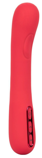 Розовый вибромассажер-пульсатор Throb Thumper - 21,5 см.