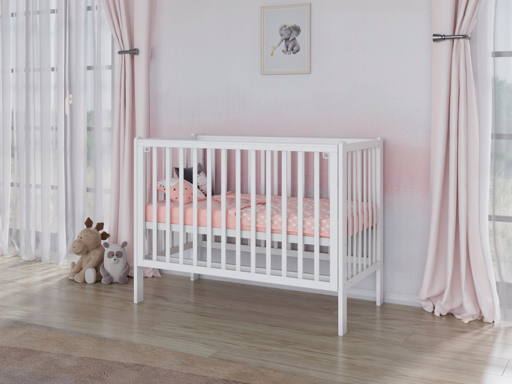 Кровать Incanto Astra продольный маятник цвет белый
