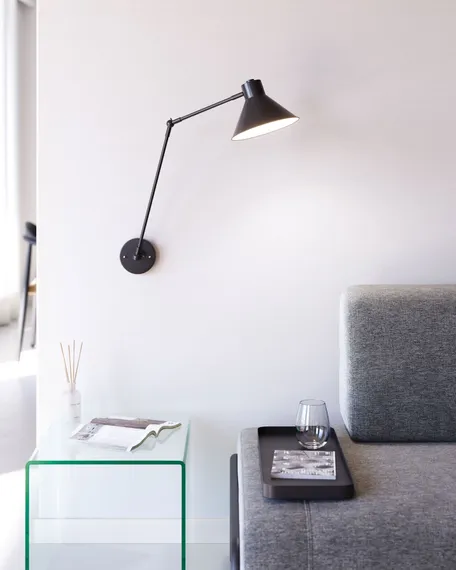 Настенный светильник Odine черный