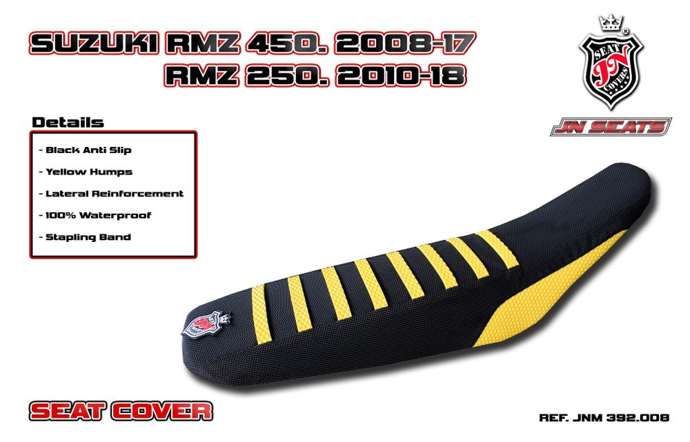 Suzuki RMZ 250 2010-2018 JN-Europe чехол для сиденья Противоскользящий Супер-сцепление (Super-Grip)