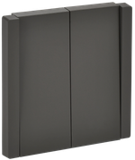 FORTE&PIANO Выключатель 2-клавишный проходной 10А FP307 серый IEK