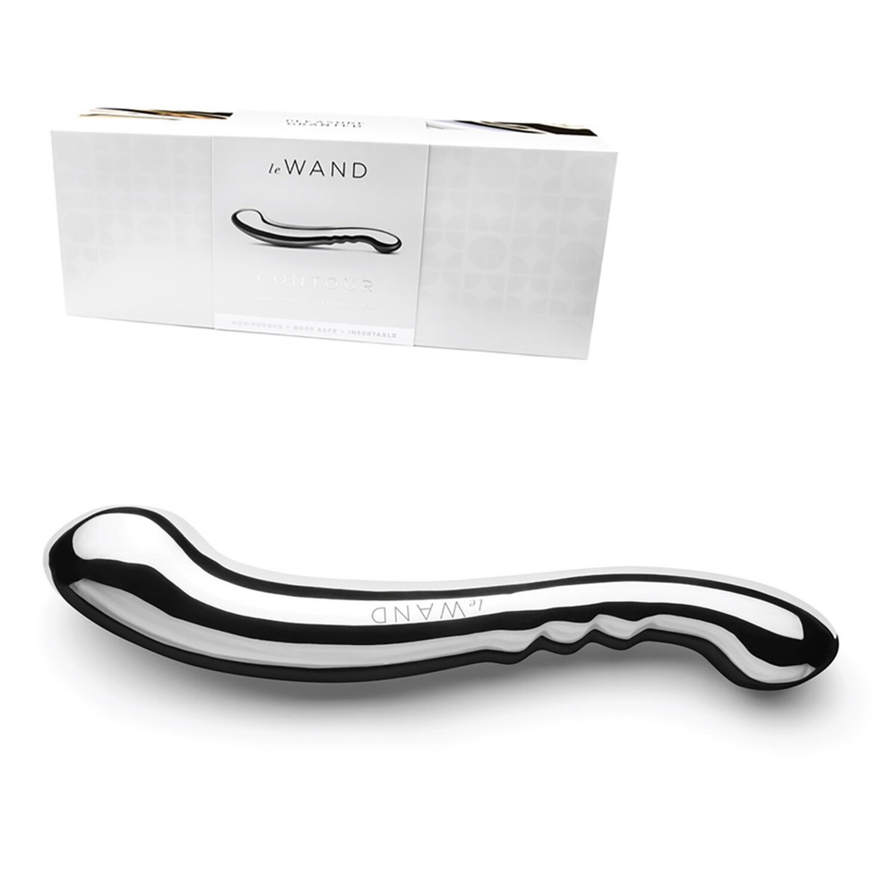 Утяжеленный фаллоимитатор из стали Le Wand Contour