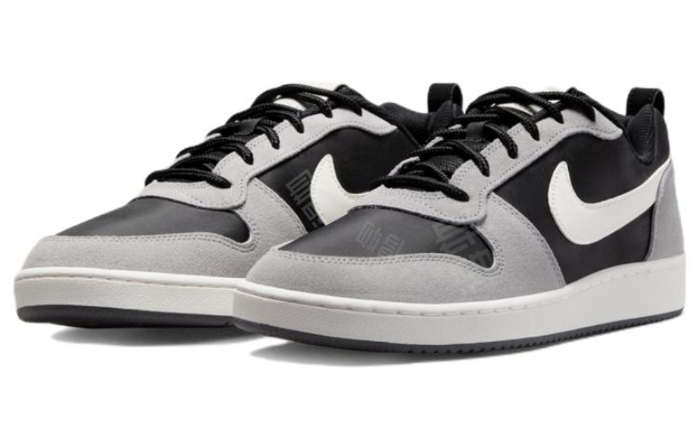 Мужские кроссовки Nike Court Borough Low Premium 'Black Grey Sail' 844881-005