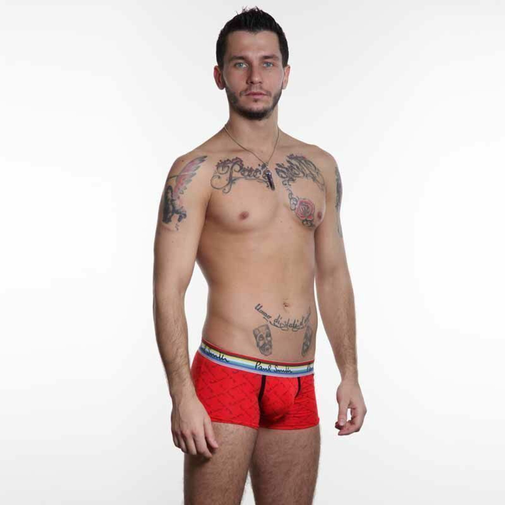 Мужские трусы боксеры красные Paul Smith Red Boxer
