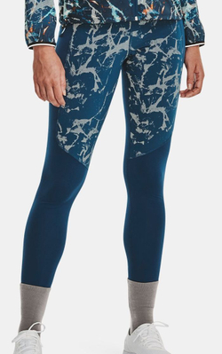 Леггинсы Under Armour Women's UA OutRun The Cold Tights - petrol blue/reflective