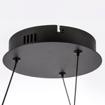 637067 Люстра CORINTO 30W LED 2530LM ЧЕРНЫЙ 3000K IP20