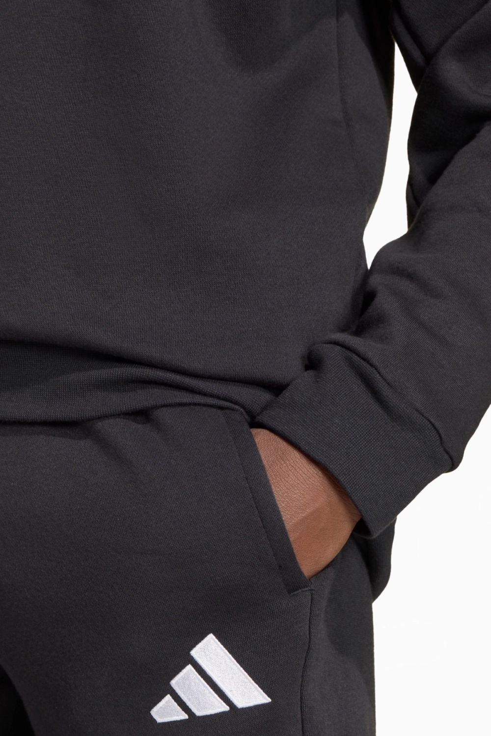 Кофта adidas Entrada 26 Sweat Junior - черный