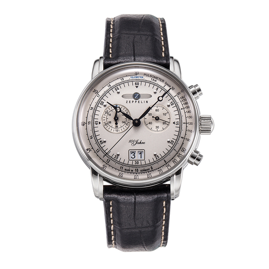 ZEPPELIN Quartz Movement Men"s Watches Watch 42 Silver Dial