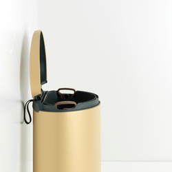 Мусорный бак с педалью 40л FB Brabantia Минерально-золотой