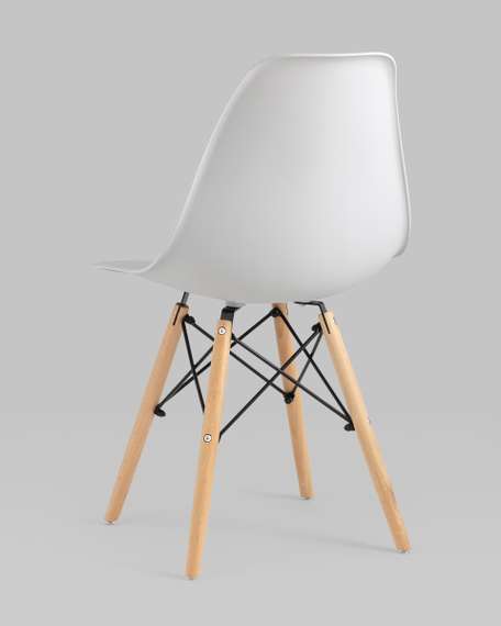 Стул Eames Style DSW светло-серый (разборный каркас)