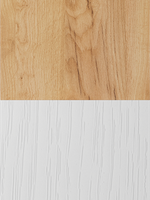 Полка навесная ПНМ-1 белый/дуб крафт золотой