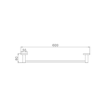 Держатель для полотенец, нерж сталь, Frap, F30301