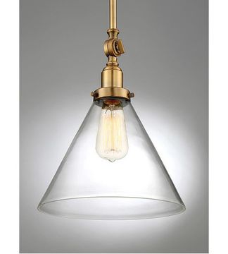 replica light Drake 1 Light 10 inch Warm Brass Pendant Ceiling Light