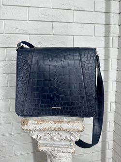 Мессенджер-Сумка через плечо Zilli из кожи крокодила