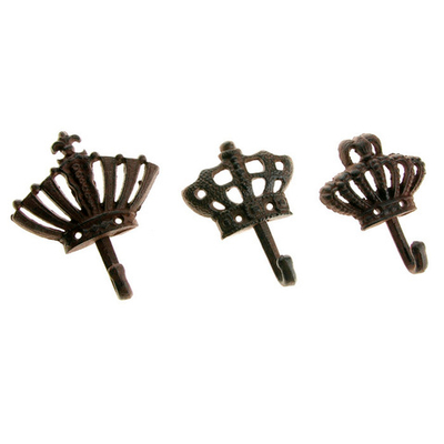 Крючок декоративный "Корона" микс 855143