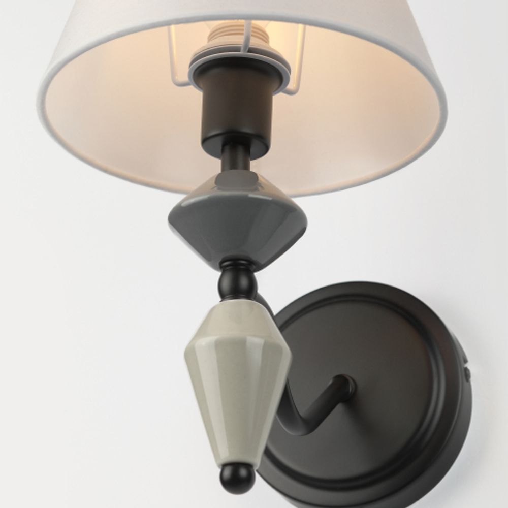 Бра светильник Rivoli Alisia 2096-401 1 х Е14 40 Вт классика с выключателем | Классика