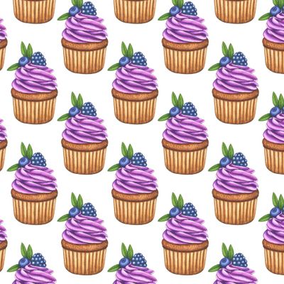 Черничные маффины