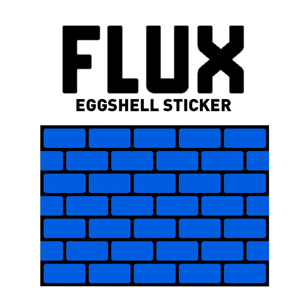 Стикер FLUX Eggshell BRICKS - (1шт) (Голубой)