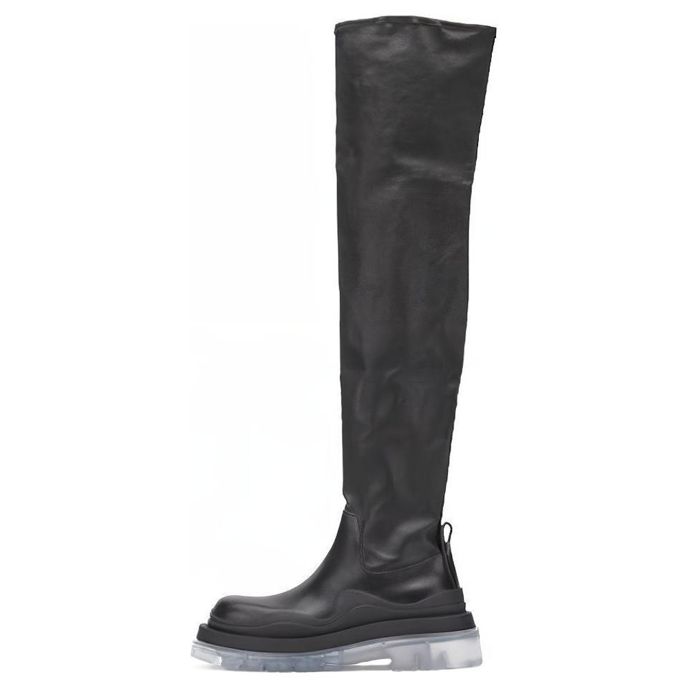 Bottega Veneta Tire Chelsea BV The Knee high Boots Women"s Black