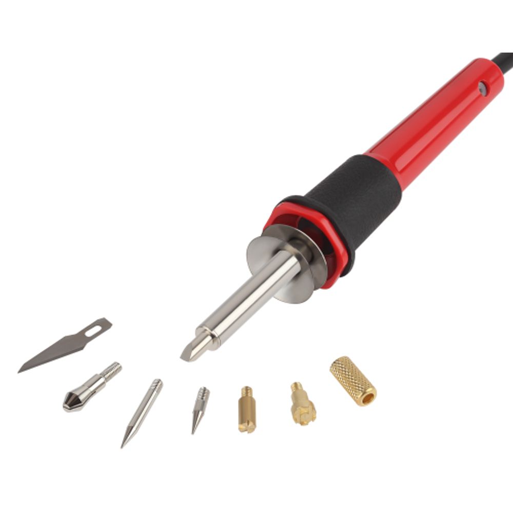 Паяльник c функцией выжигания ЭРА + 6 насадок 230В 30 Вт