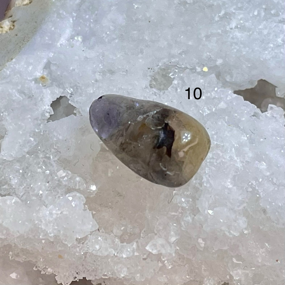 51608 Иолит Кордиерит Бусина галтовка 9-15мм-25