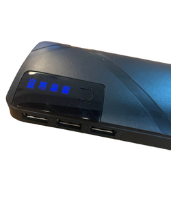 Внешний аккумулятор (Power bank) 3 USB Demaco DKK-007  20000 mAh (черный) с фонариком