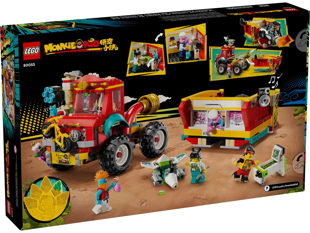 Конструктор LEGO Monkie Kid 80055 Мощный грузовик команды Monkie Kid